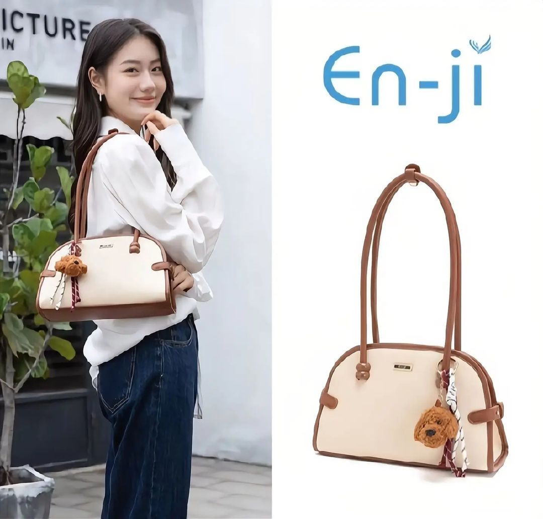 EN-JI [ JUNHYO-Cream] Shoulderbag