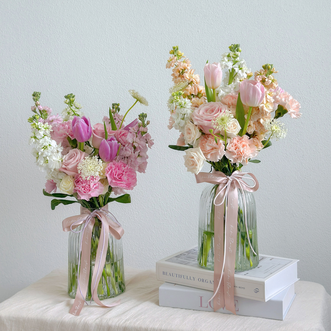 Pure Peach & Purple Vase