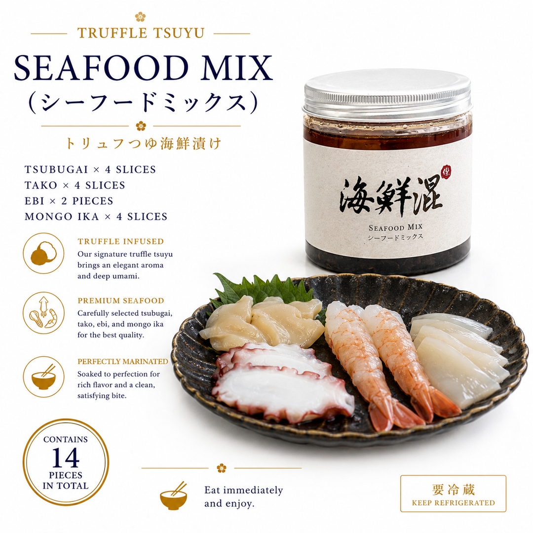 Truffle Tsuyu Mixed Seafood Zuke - Suguru Home Dining