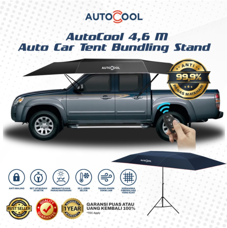 4,6 m Auto Car Tent (Bundle with Stand)