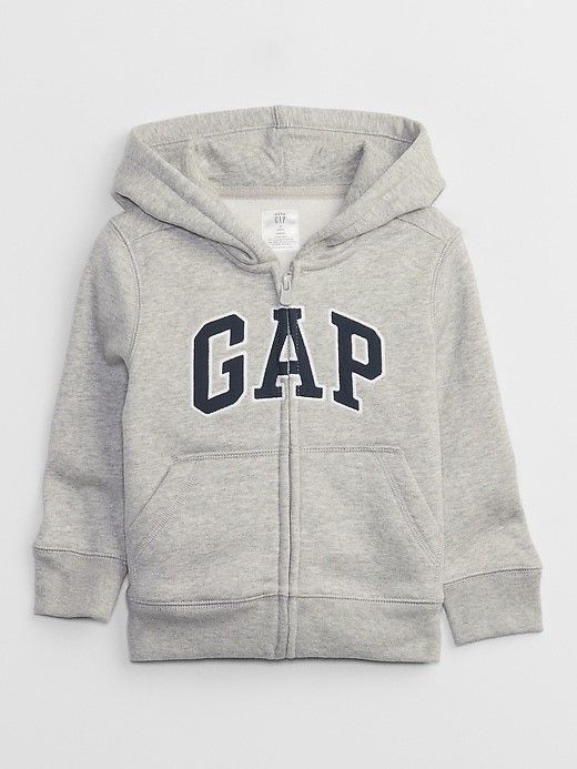 Zip Hoodie in Grey