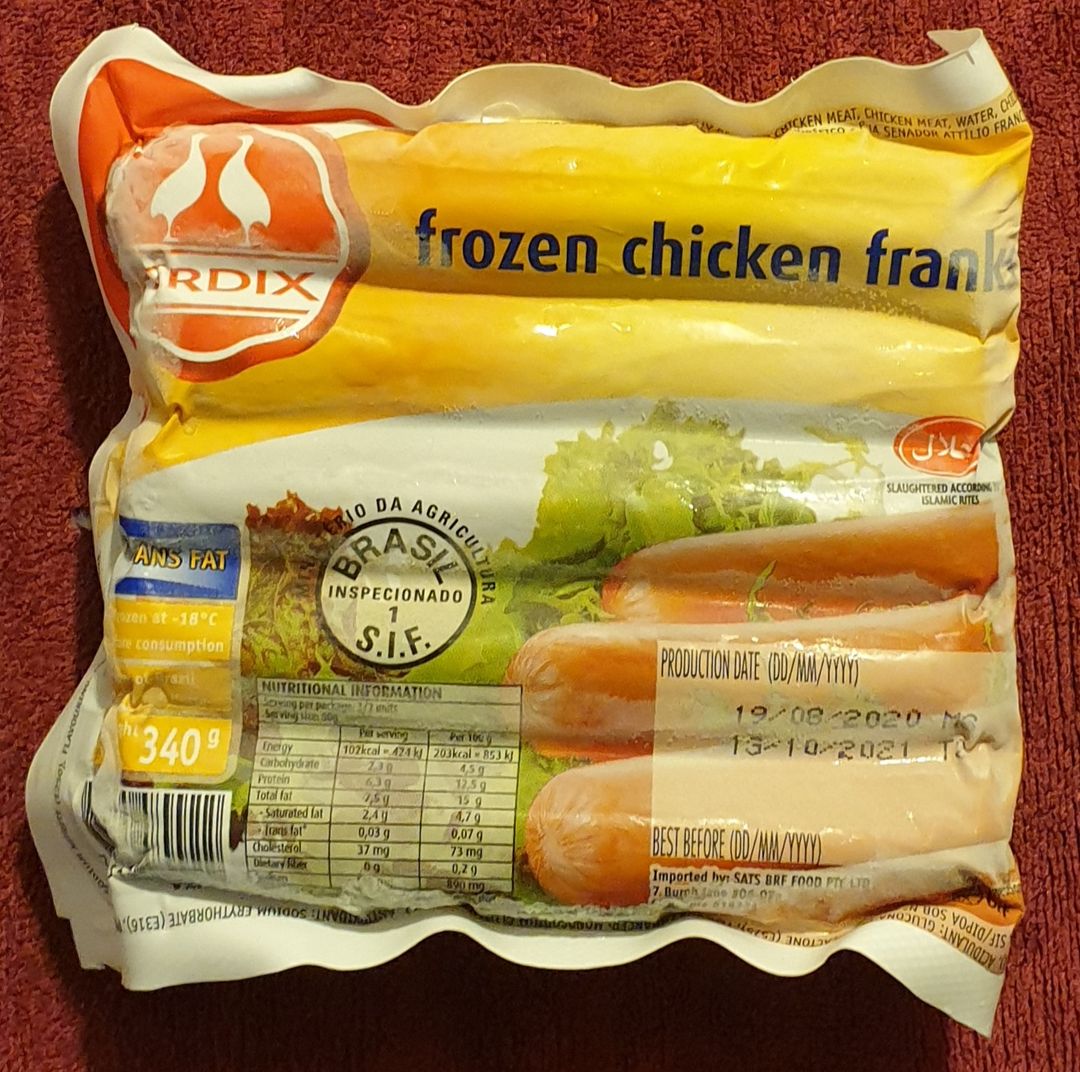 Predix Frozen Chicken Franks