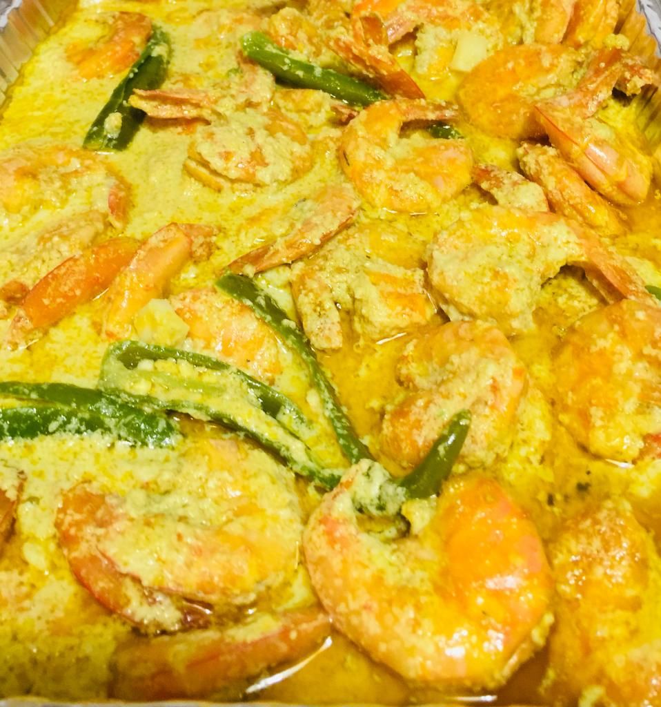 Sorshe Posto Chingri (Prawns)