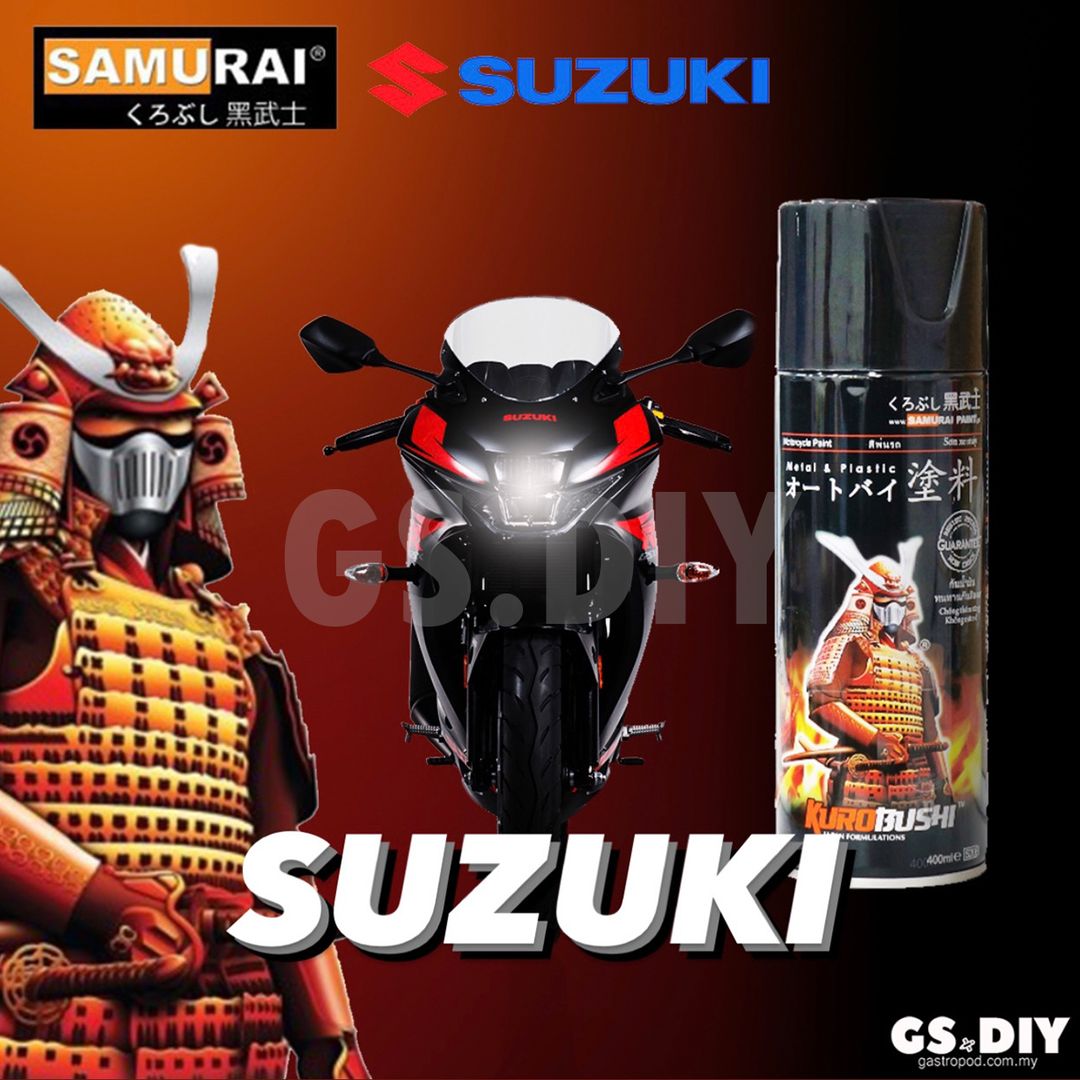 SAMURAI Spray Paint SUZUKI Color 400ml (#S314 #S338 #S340 #S342)