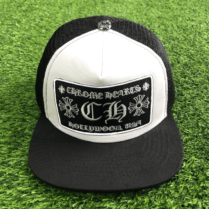 CH FLAT PEAK BLACK AND WHITE