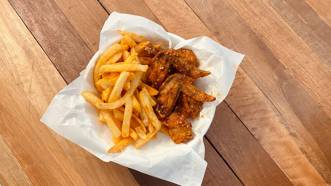 Ayam Lava with Paprika Fries