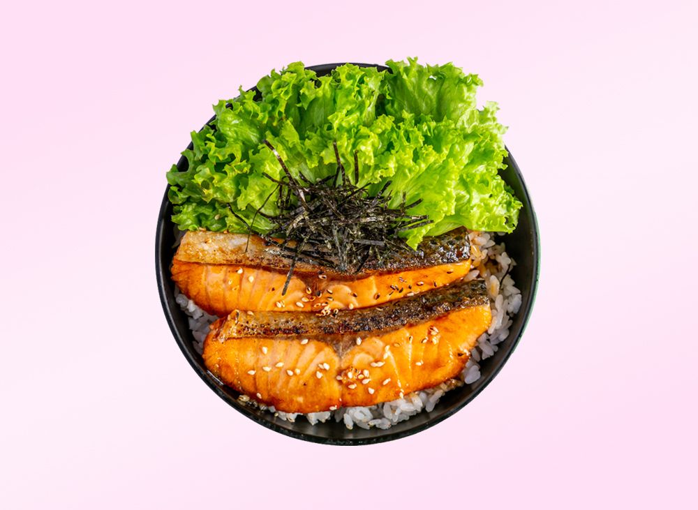 L3. Salmon Teriyaki Bowl 照烧鲑鱼饭