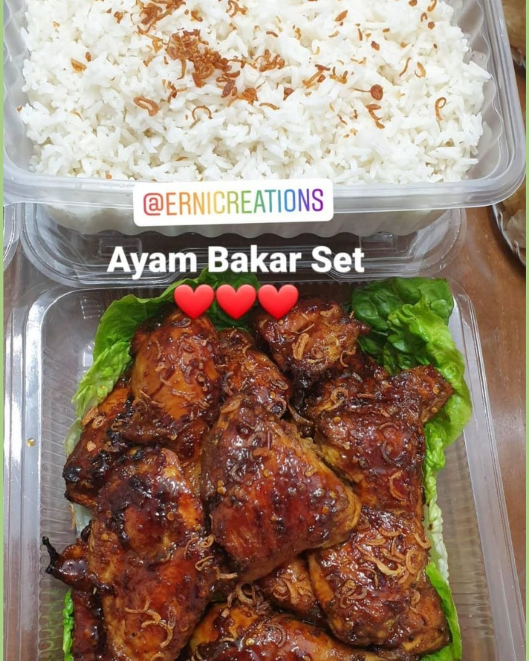 Ayam Bakar Nasi Uduk Joy Sharing Set