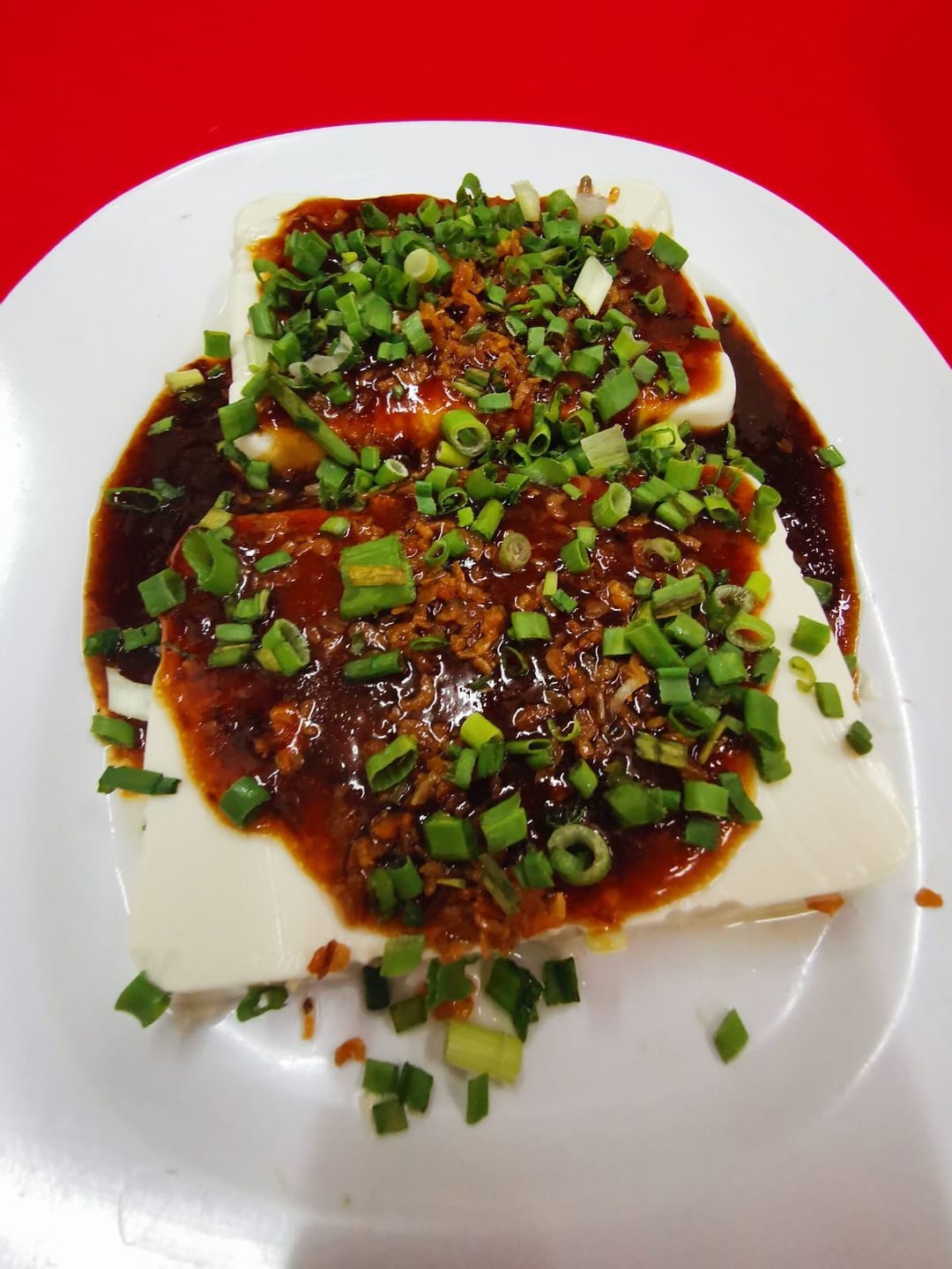 虾米冻豆腐 Dried shrimps Cold Tofu
