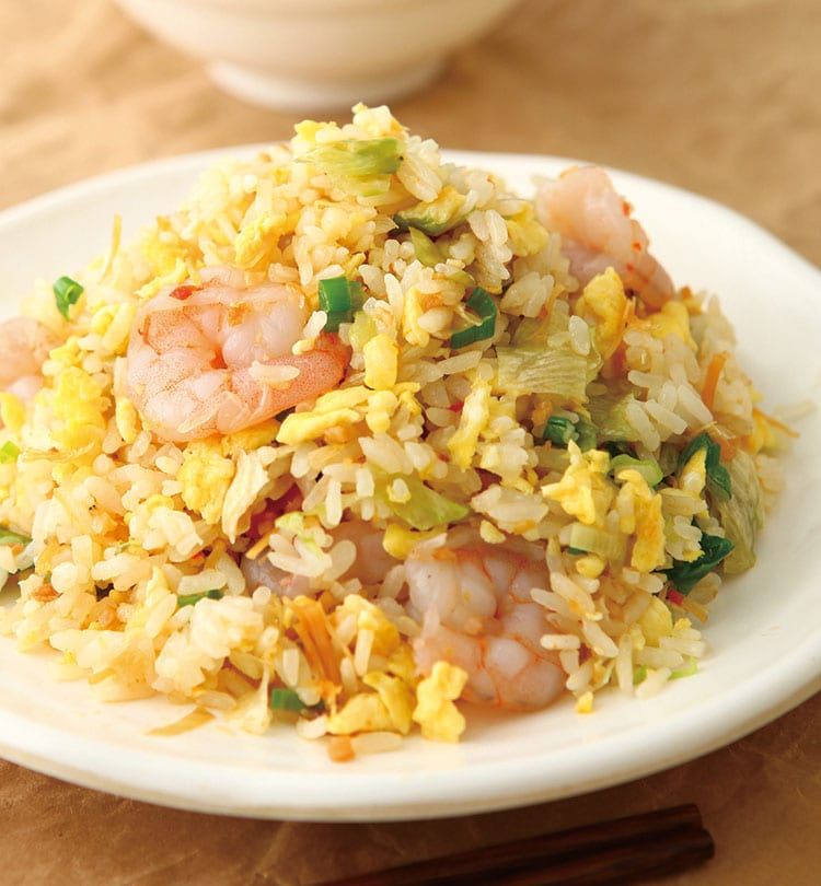 N 4 - 虾仁黄金炒饭-大份 (Golden Fried Rice wz Shirmp)