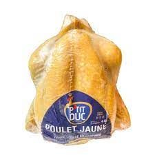 Frozen Whole Yellow Chicken Poulet 1.3Kg