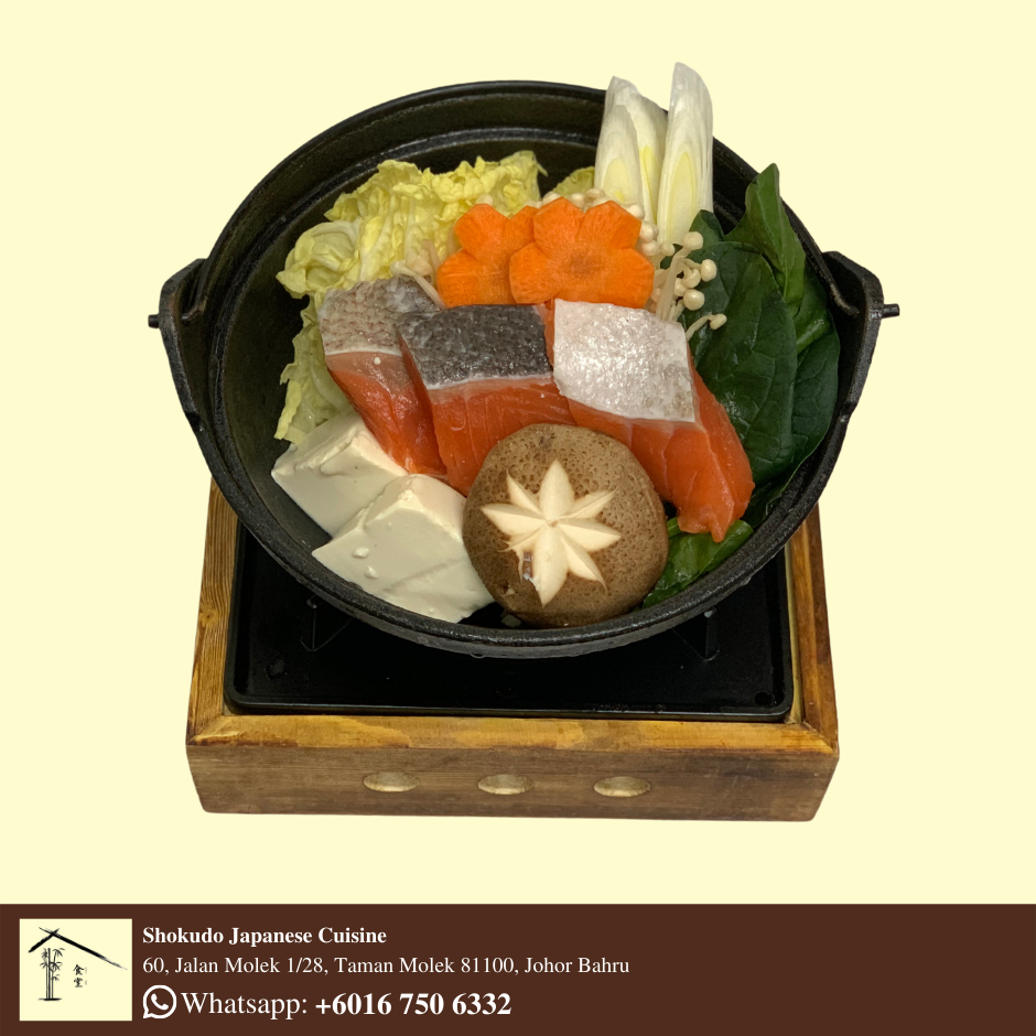 N004 Salmon Miso Nabe　鮭の味噌鍋