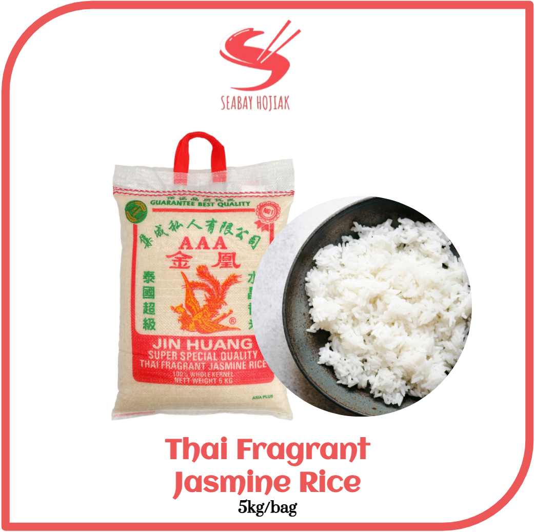 Jin Huang AAA Thai Fragrant Jasmine Rice 5kg
