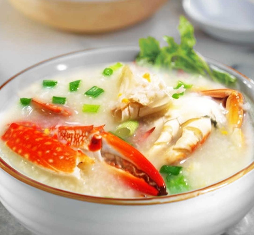 No.43C 花蟹皮蛋粥Flower Crab Century Egg Congee