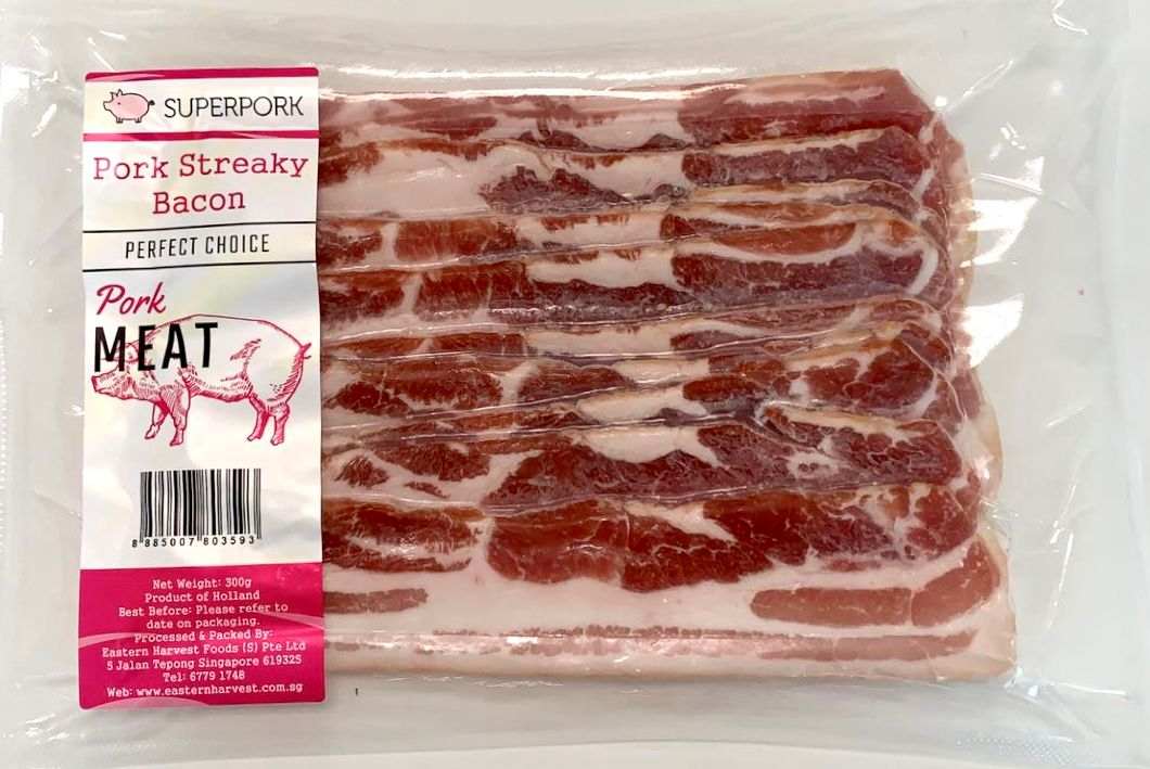🐷 培根 Pork Streaky Bacon -$6.6/1包/300g