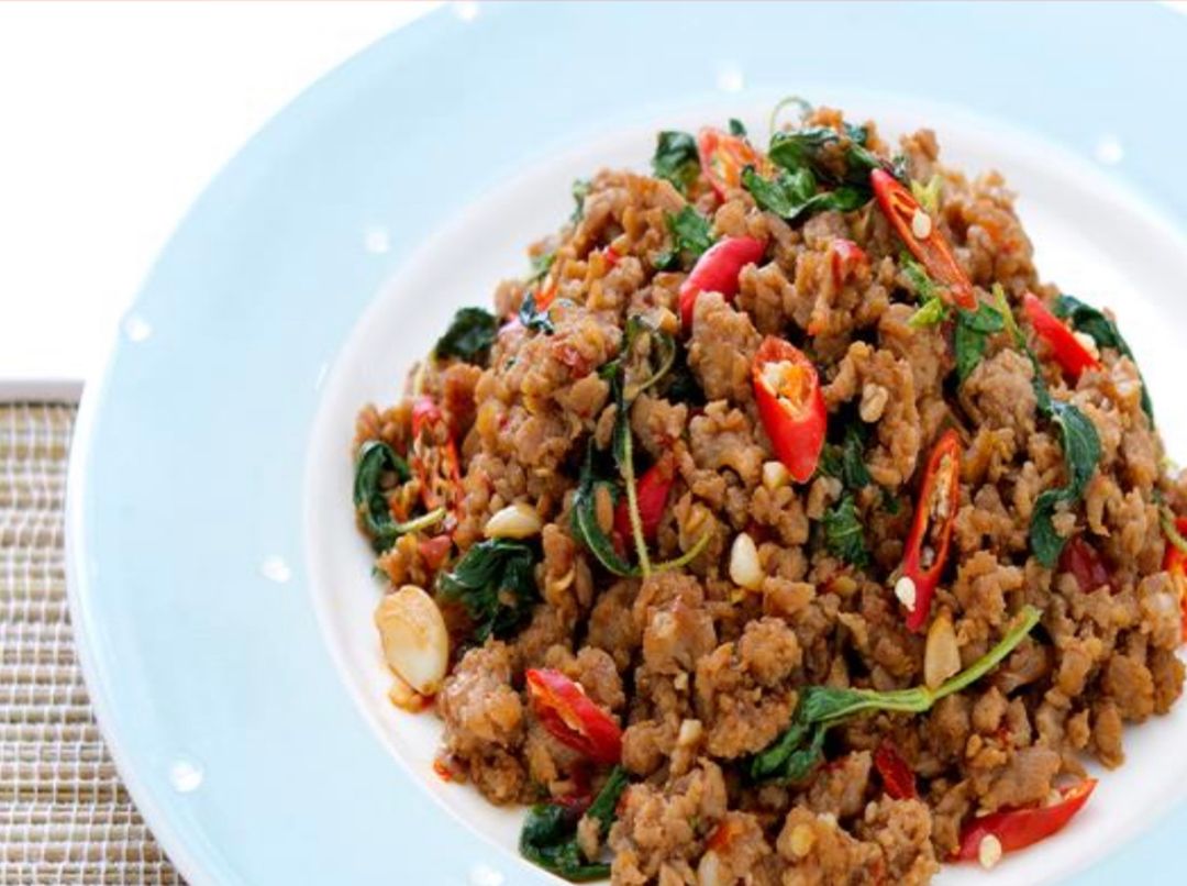 Thai basil minced pork