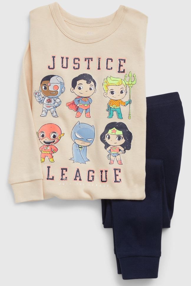 Organic Cotton Justice League PJ Set