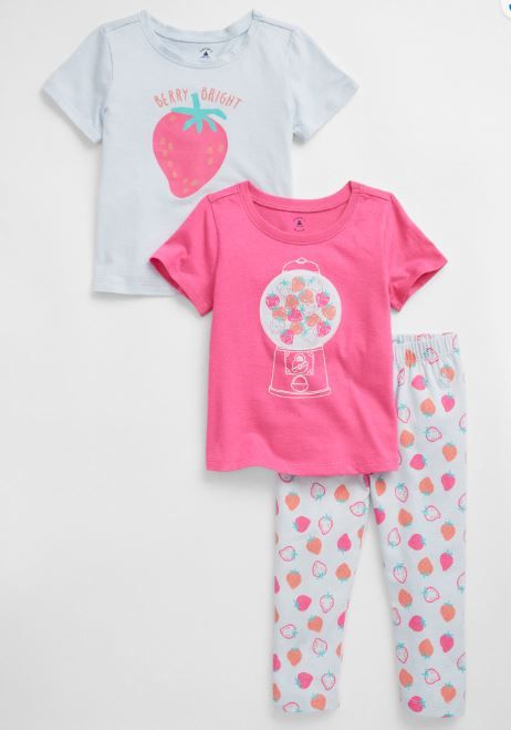 BabyGap 3 piece outfit Strawberry