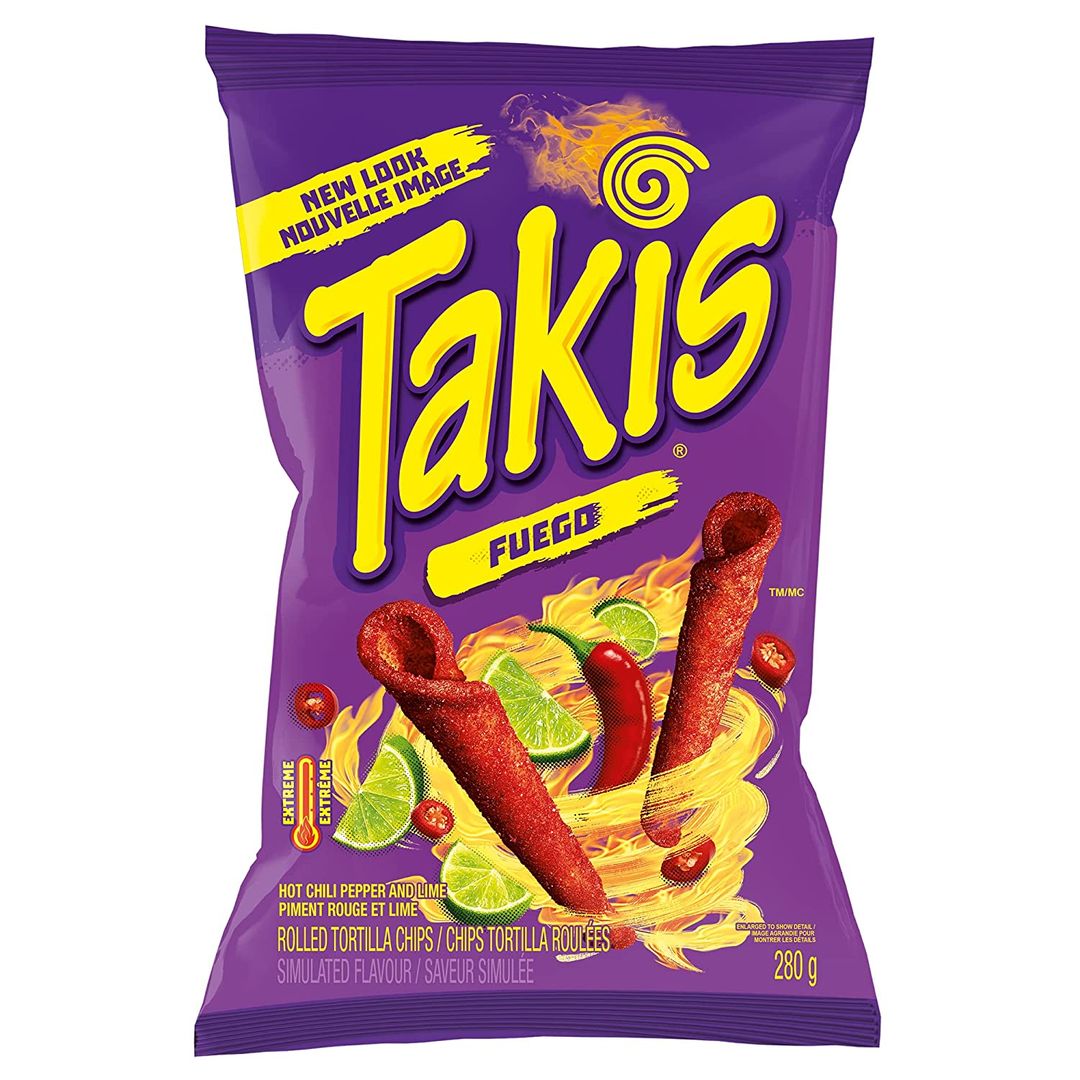 Takis fuego tortilla  chips 280 g 