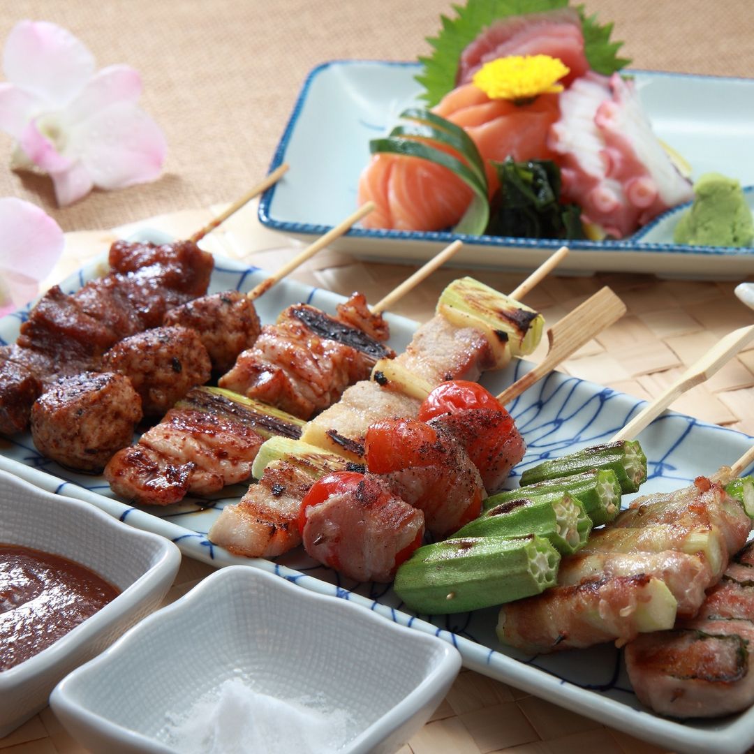 Yakitori Moriwase Platter (8 sticks)