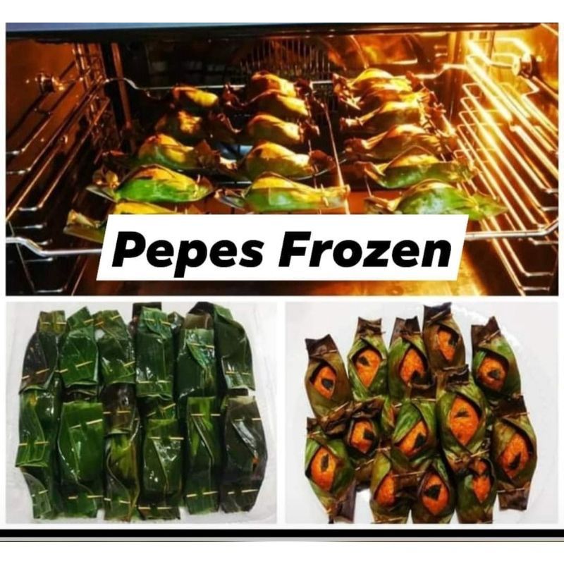 Halal Pepes otak2 Frozen 50pcs