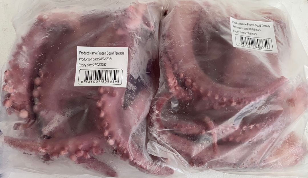 大鱿鱼须 Frozen Squid Tentacles -$13/2包/1kg
