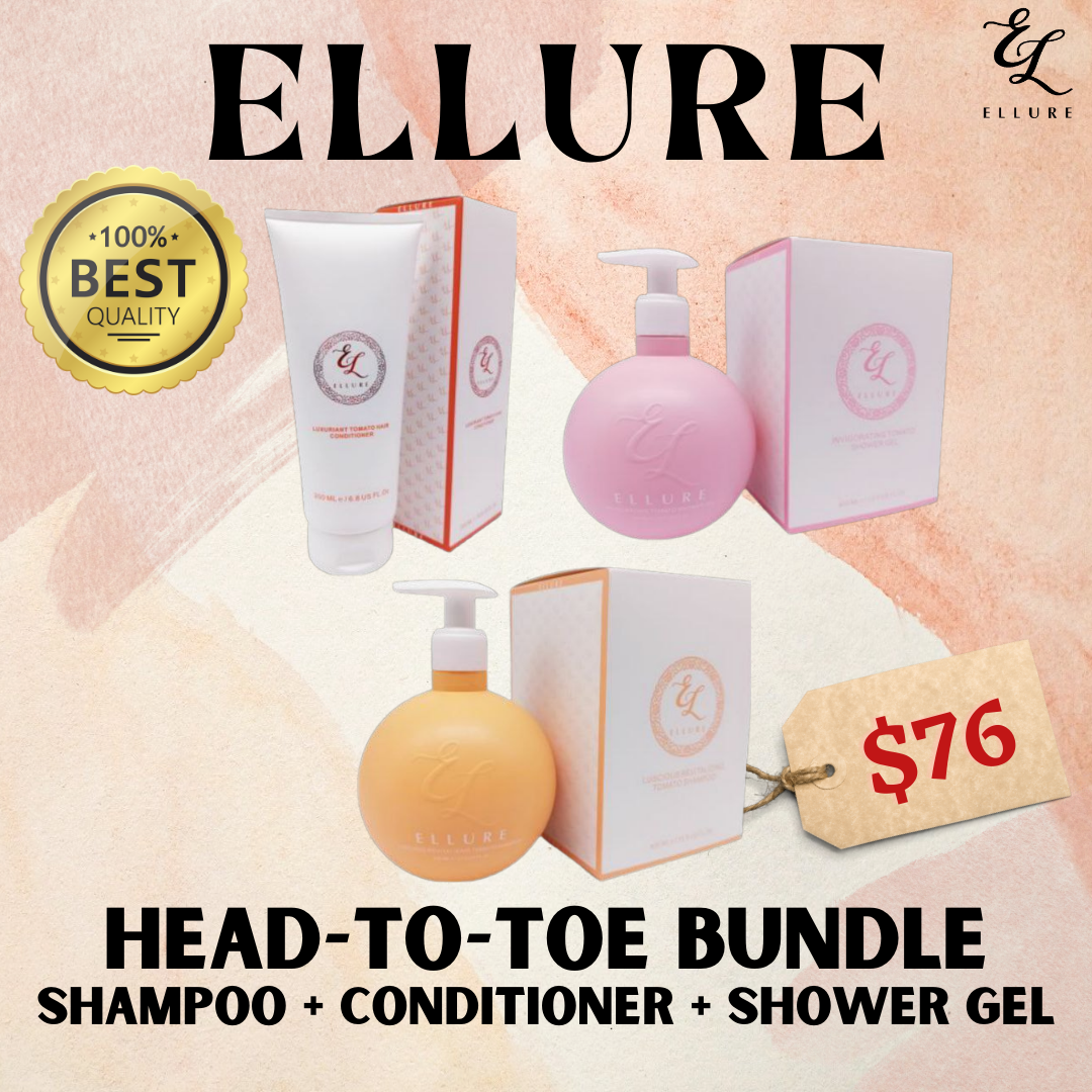 🔥𝐇𝐈𝐆𝐇 𝐃𝐄𝐌𝐀𝐍𝐃!🔥 𝐄𝐋𝐋𝐔𝐑𝐄 𝐇𝐀𝐈𝐑 & 𝐁𝐎𝐃𝐘 𝐂𝐀𝐑𝐄 𝐒𝐄𝐑𝐈𝐄𝐒 🍅SHAMPOO / CONDITIONER / SHOWERGEL🍅
