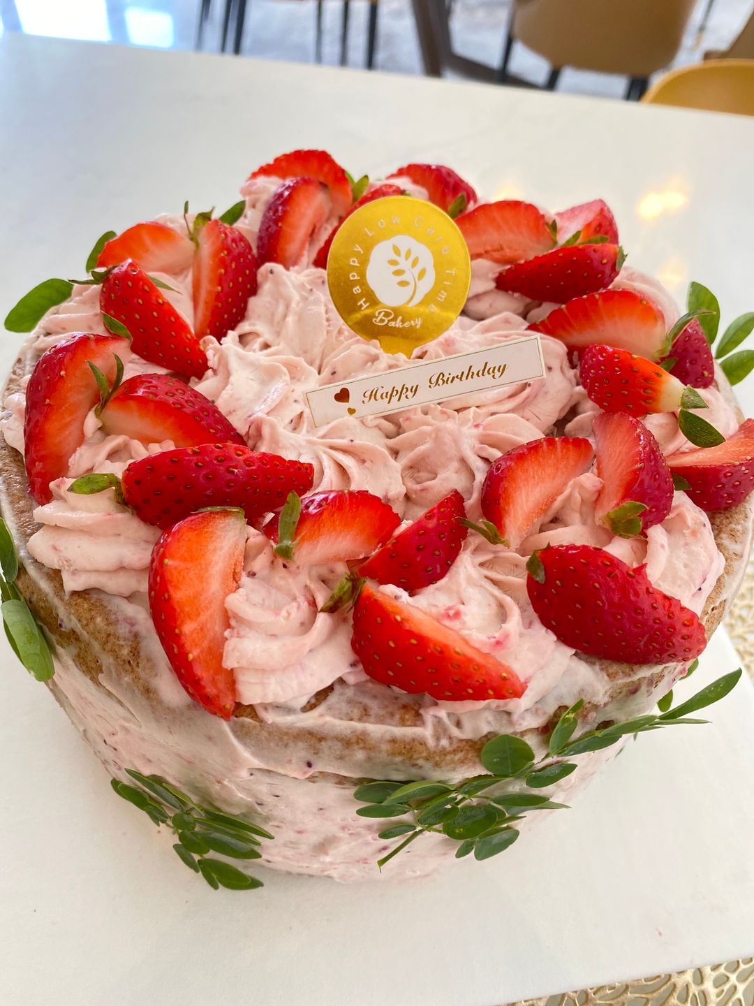 Strawberry Creme Cake