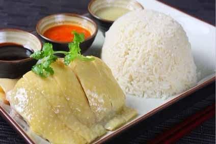 Chicken rice white