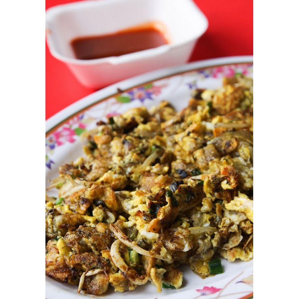 啦啦煎 fried lala omelette
