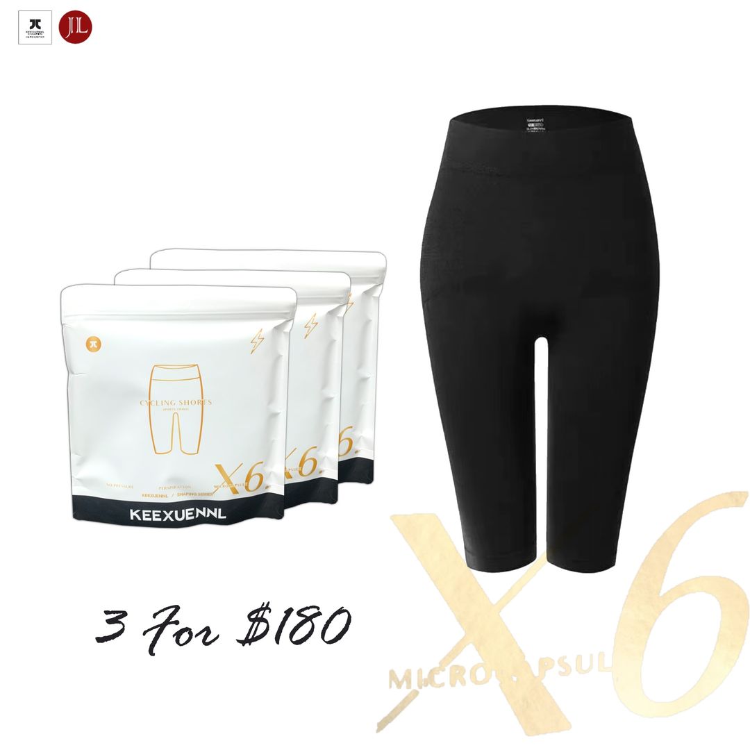 KEEXUENNL BLACK 5 Point Pants 黑色5分裤 ( 3 PCS ）