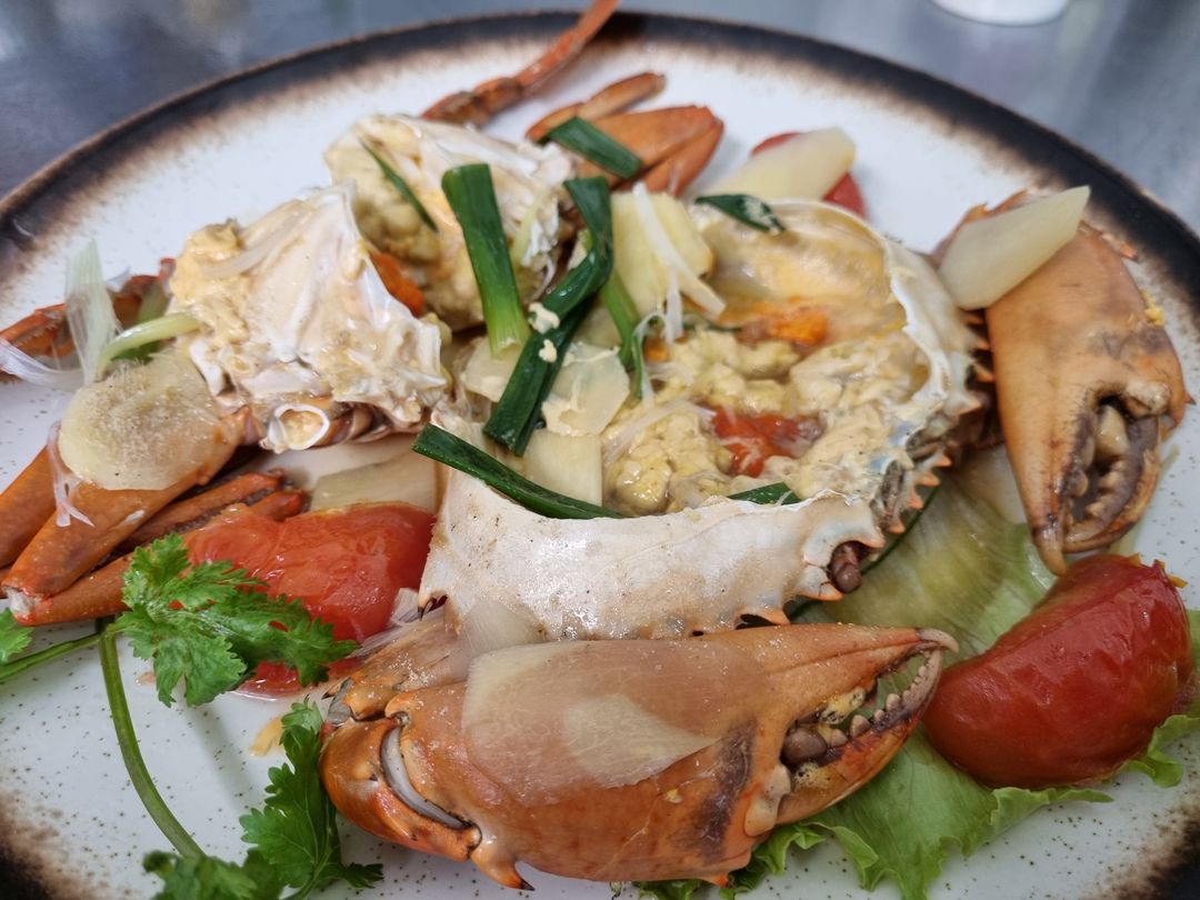  清蒸螃蟹 Live Crab - Steamed
