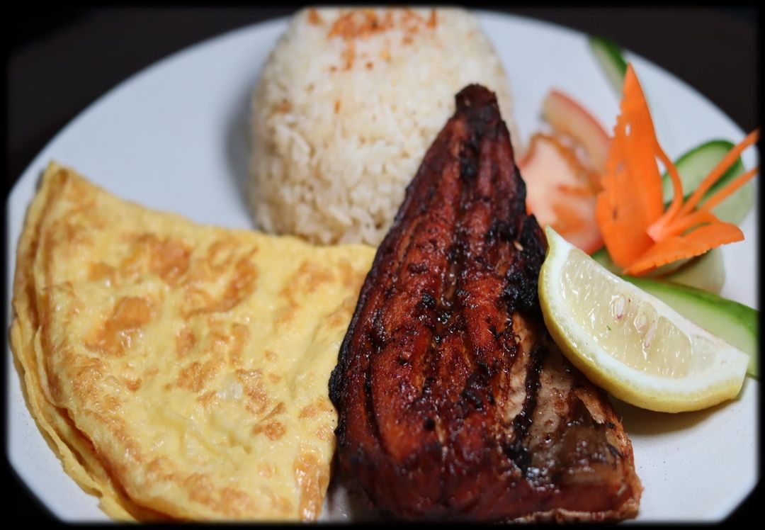 Fried Milk Fish Omelette