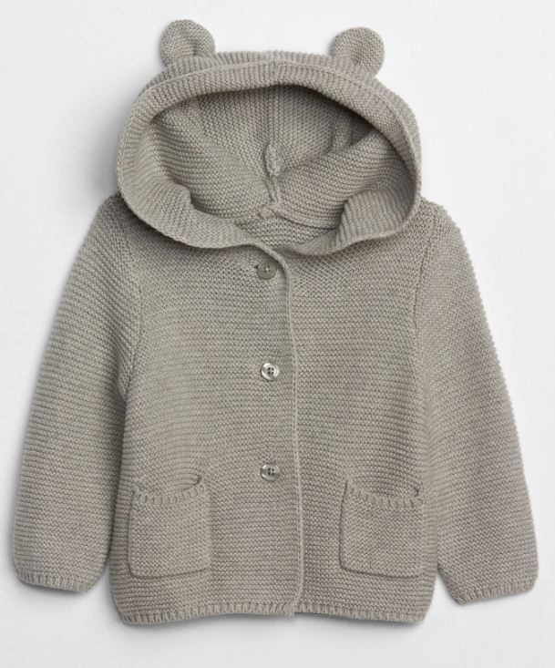 Baby Bear Sweater Grey