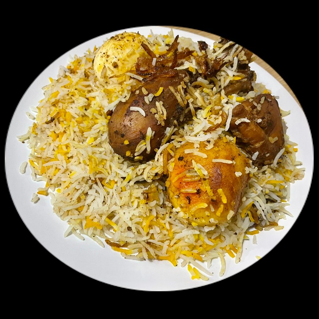 Kolkata Special Chicken Dum Biriyani with Egg & Potato