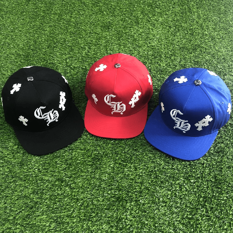 CH CROSS PATCH FLAT PEAK // BLACK // RED // BLUE