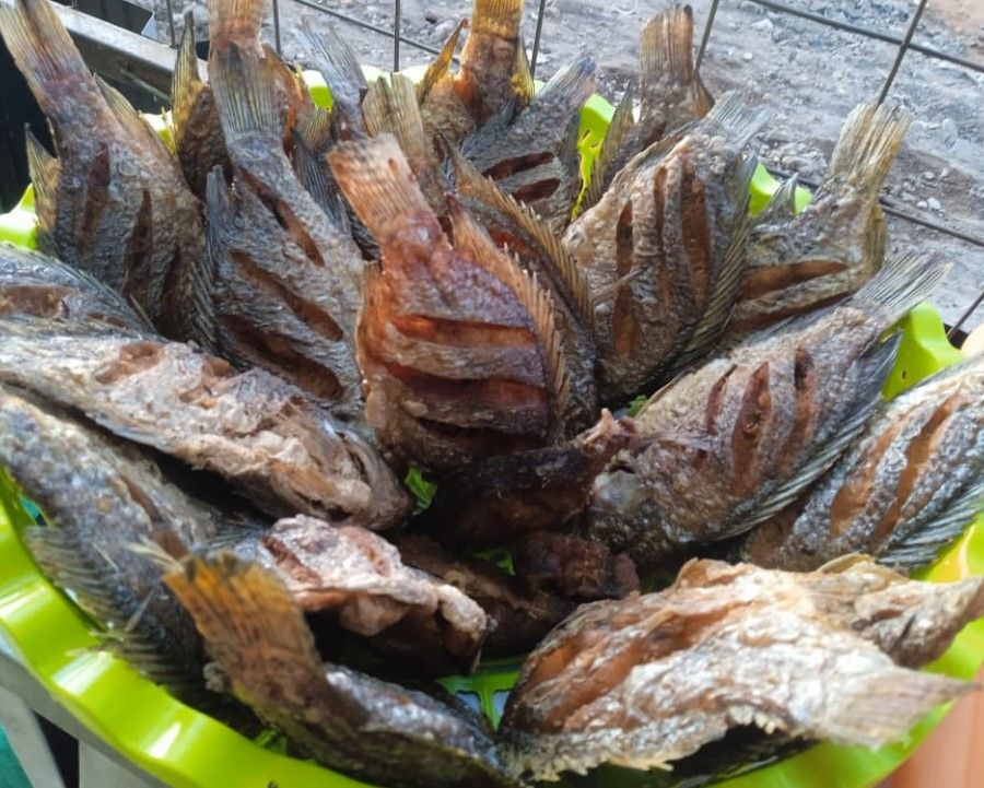 Deep fried Tilapia Fish -Small Size as from