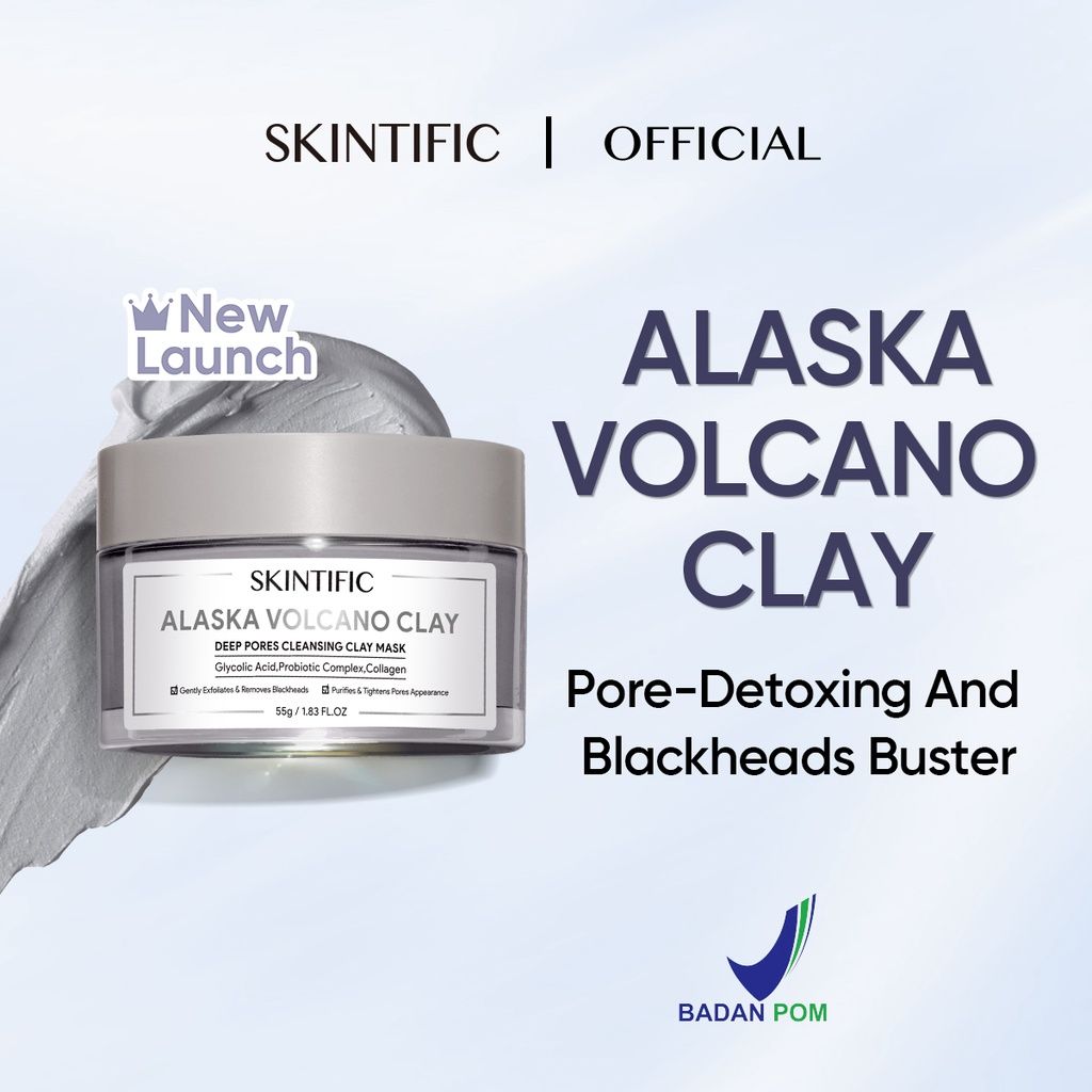 Skintific Alaska Volcano Clay Deep Pores Mask 55g