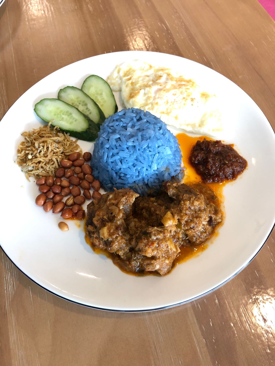 Nasi Lemak rendang Chicken 