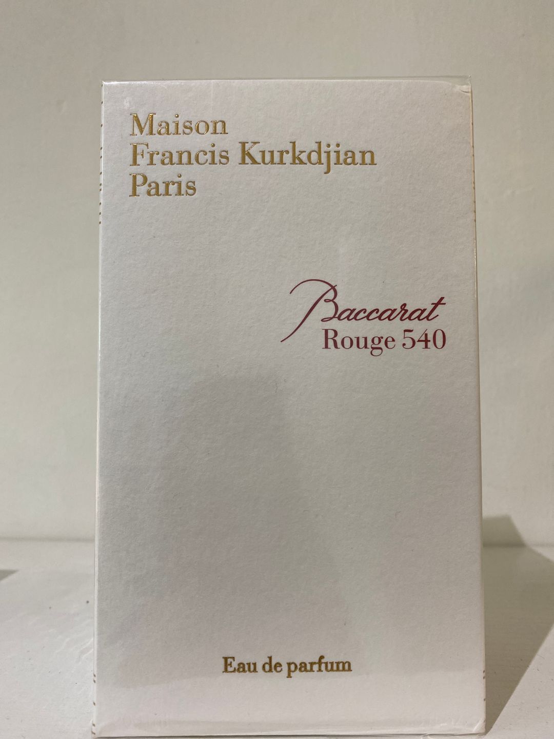 Maison Francis Kurkdjian Paris Baccarat Rouge 540