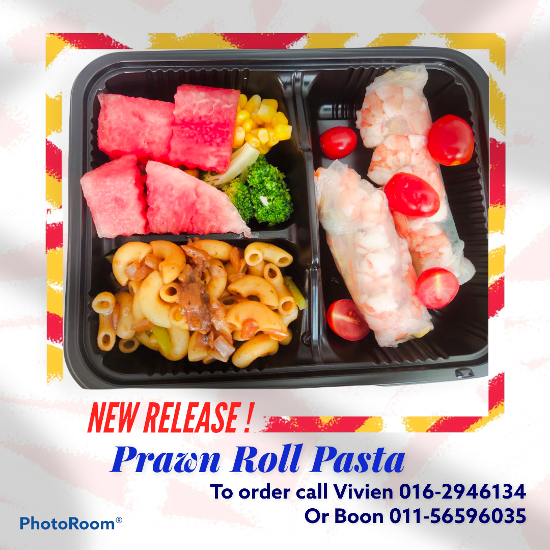 13.Prawn Roll with Pasta 