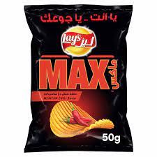 Lay's Chips Max Mexican Chili 50 Gm