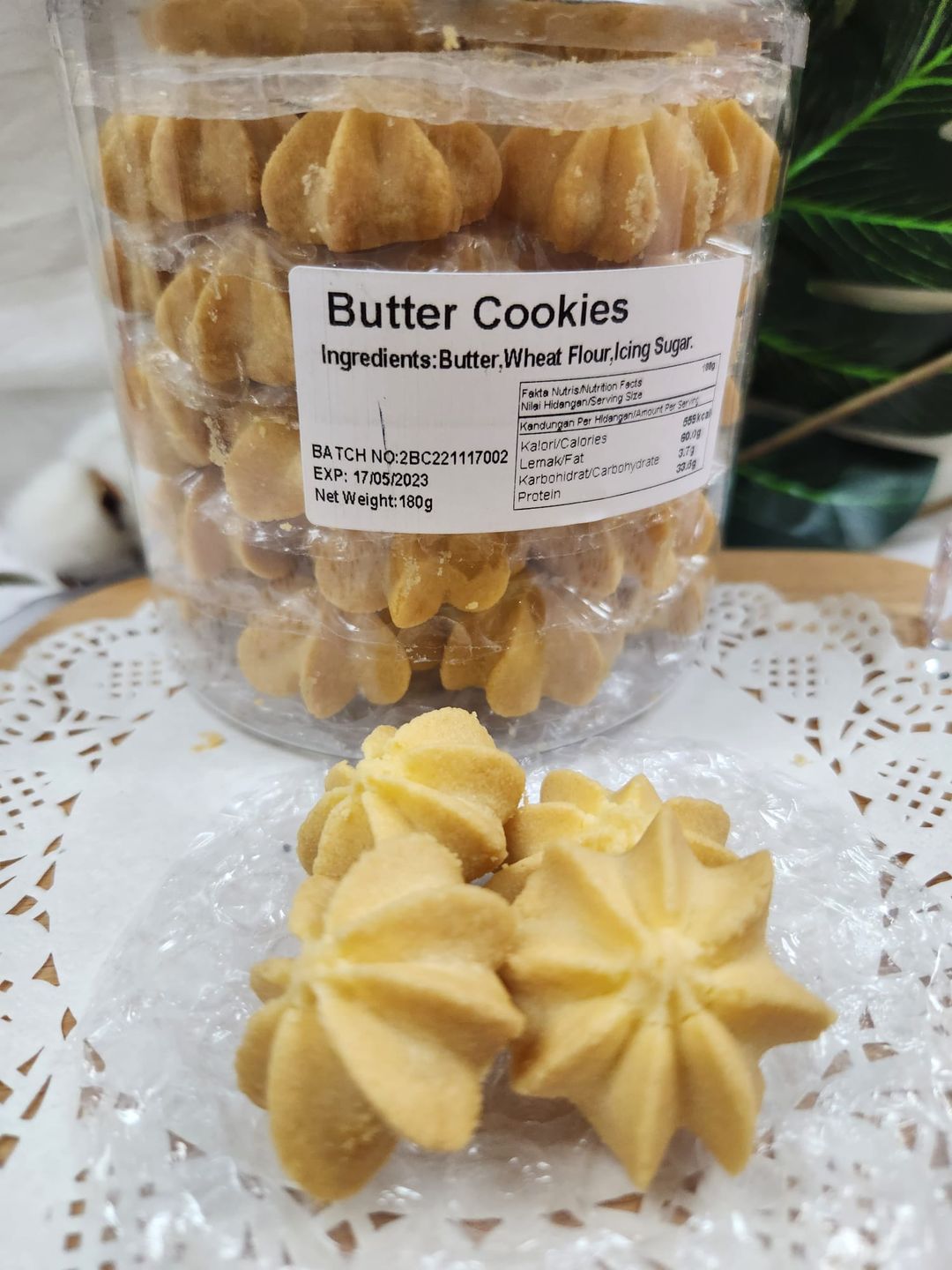 👍🏼👍🏼 BUTTER COOKIES 牛油饼 180G