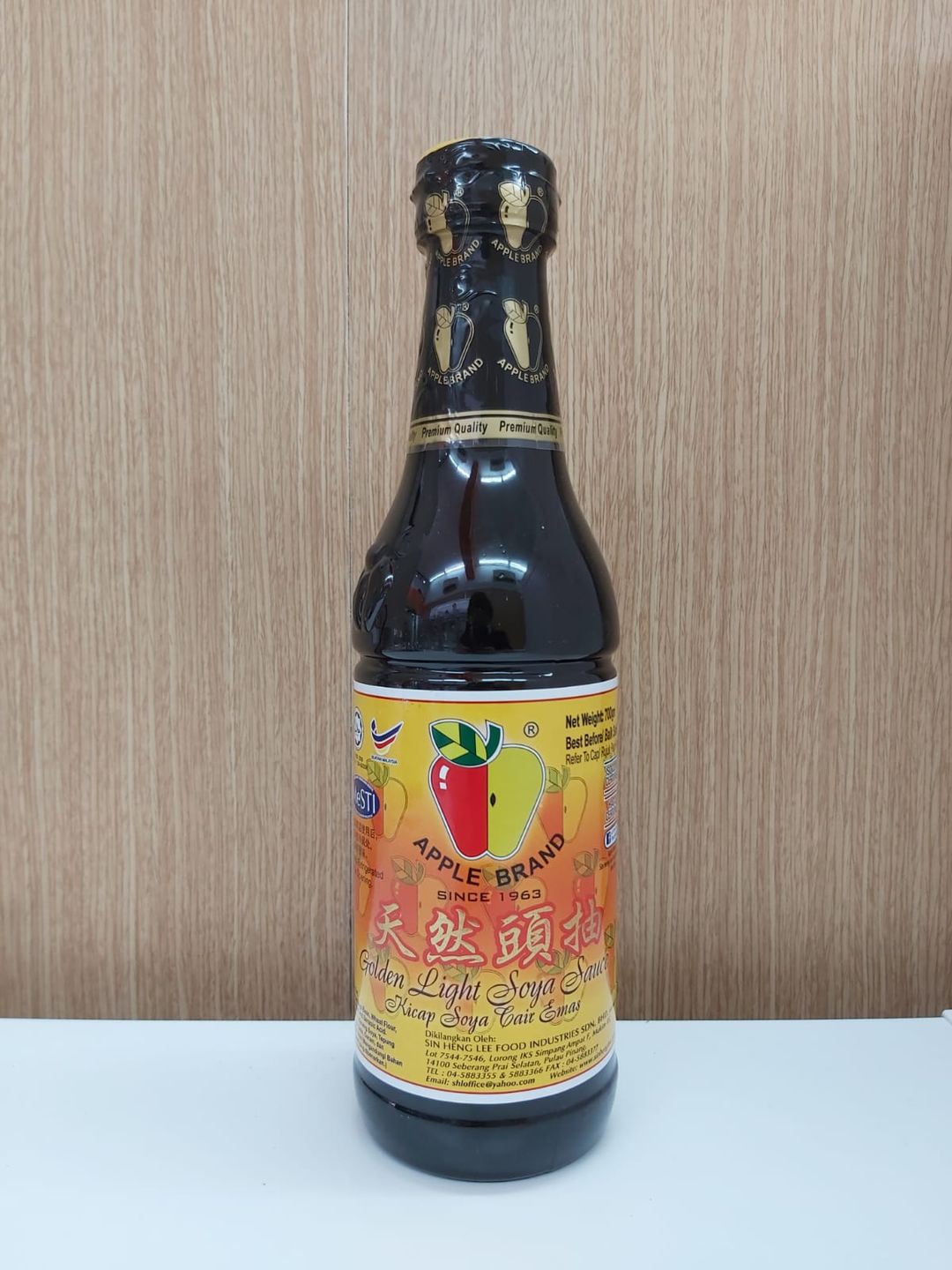 Apple Brand Light Soy Sauce 苹果牌天然头抽