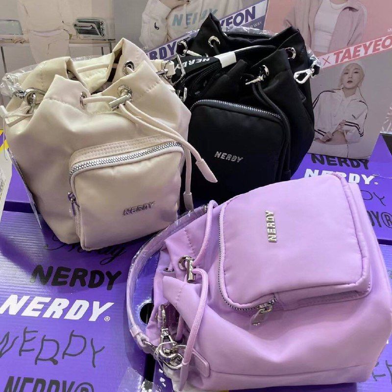 Nerdy Two-Way Bucket Bag