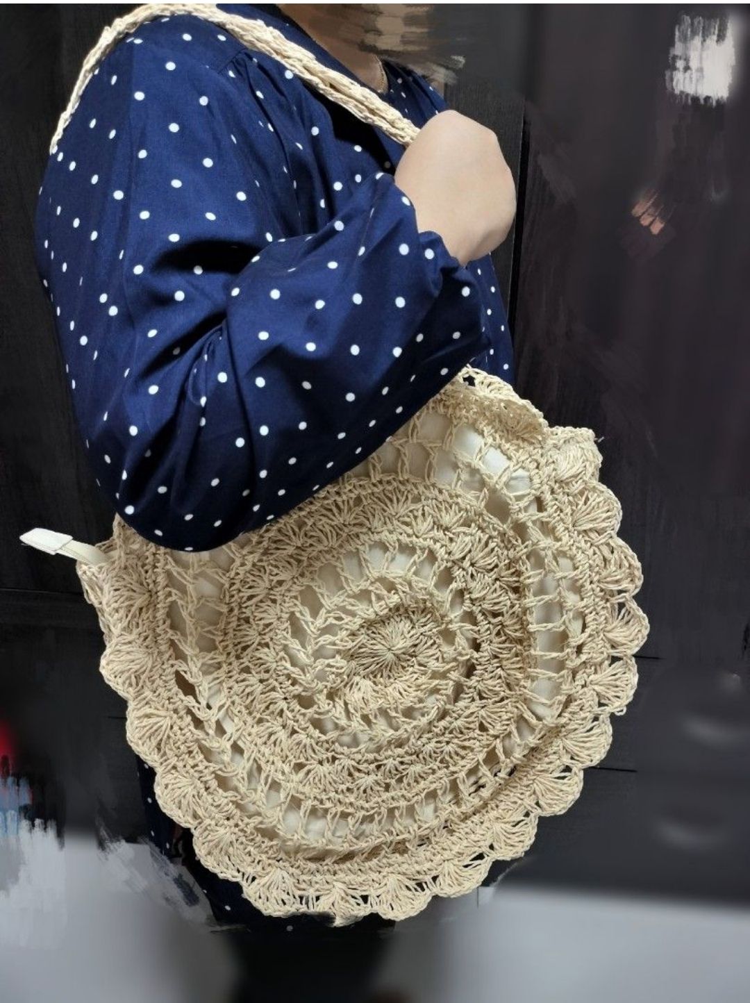 Flower Straw Bag from Bangkok