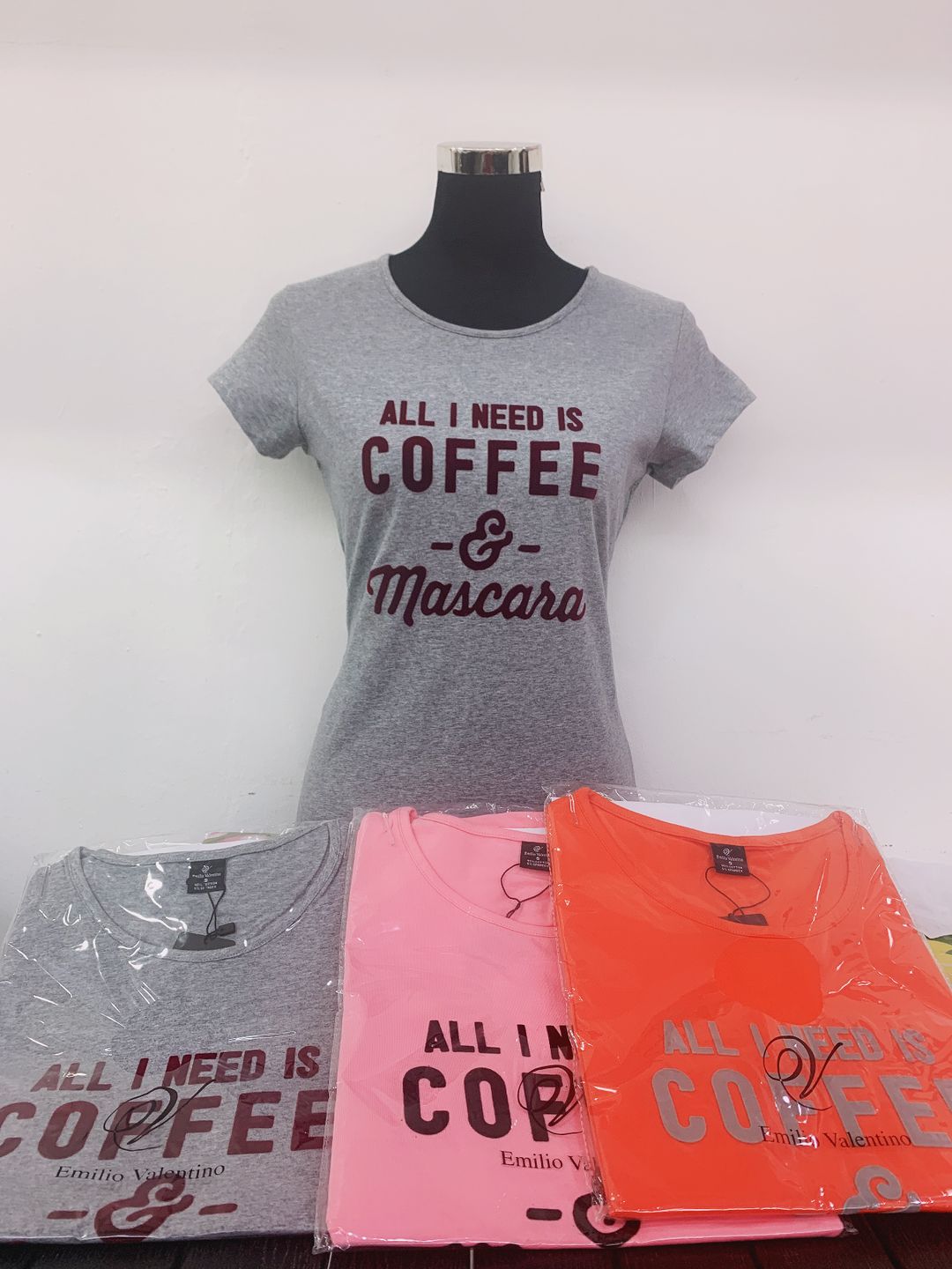 Ladies Graphic Tee (Coffee)