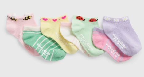 Spring no show socks 7 pack