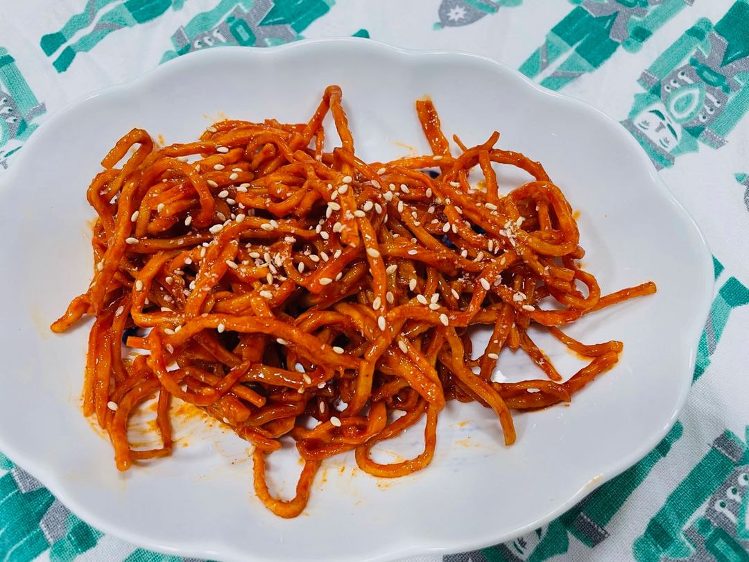 Stir fried Dried cuttlefish 빨간 진미채