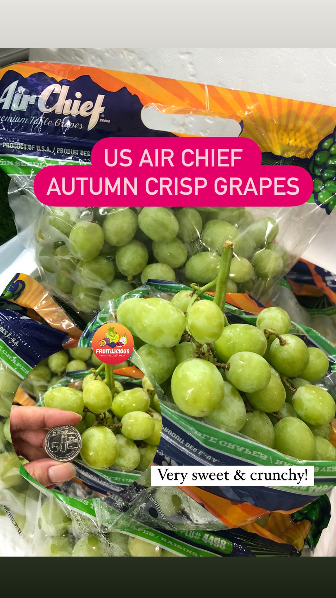 US AIR CHIEF AUTUMN CRISP GREEN SL GRAPES